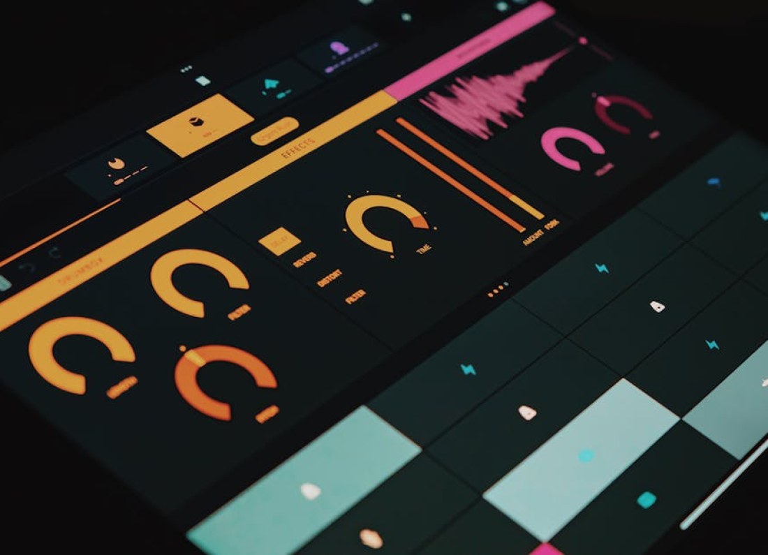 music platform interface