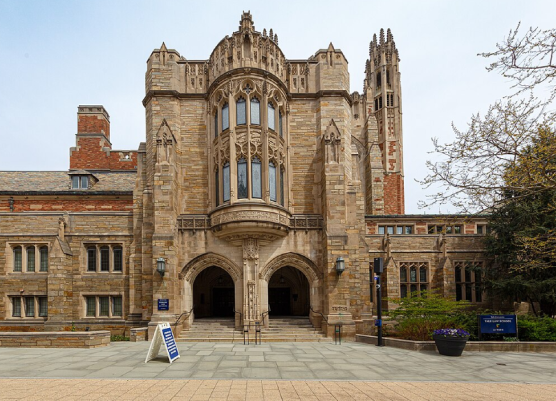 Yale University law building