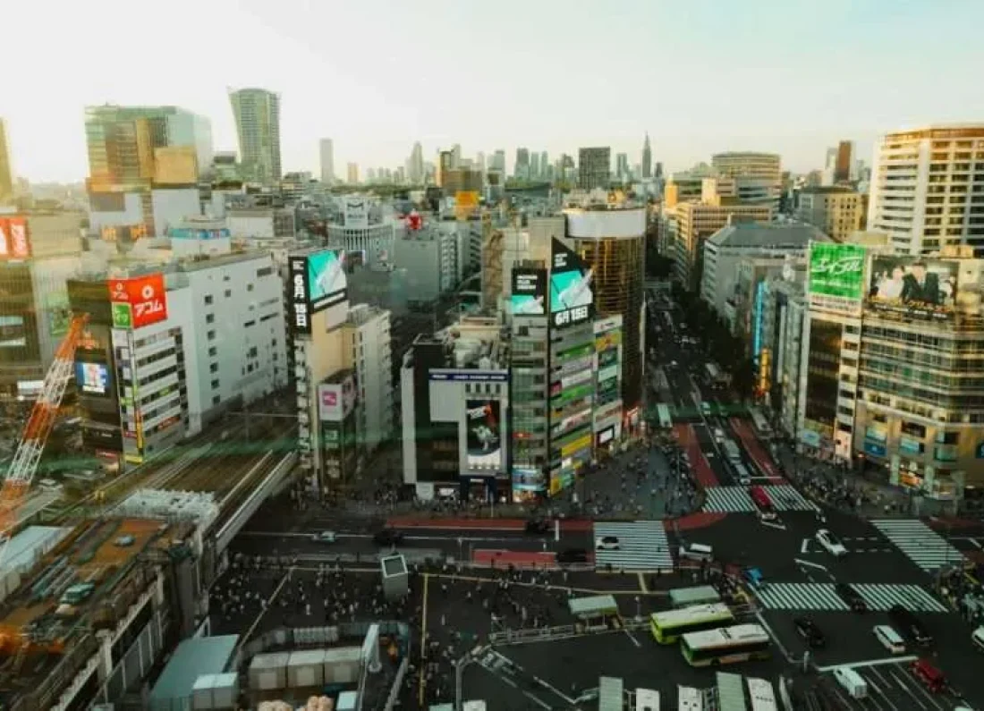 Tokyo Shibuya cityscape