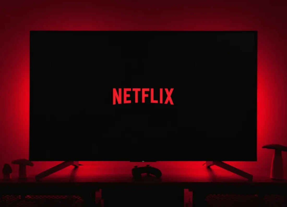 Netflix logo courtroom