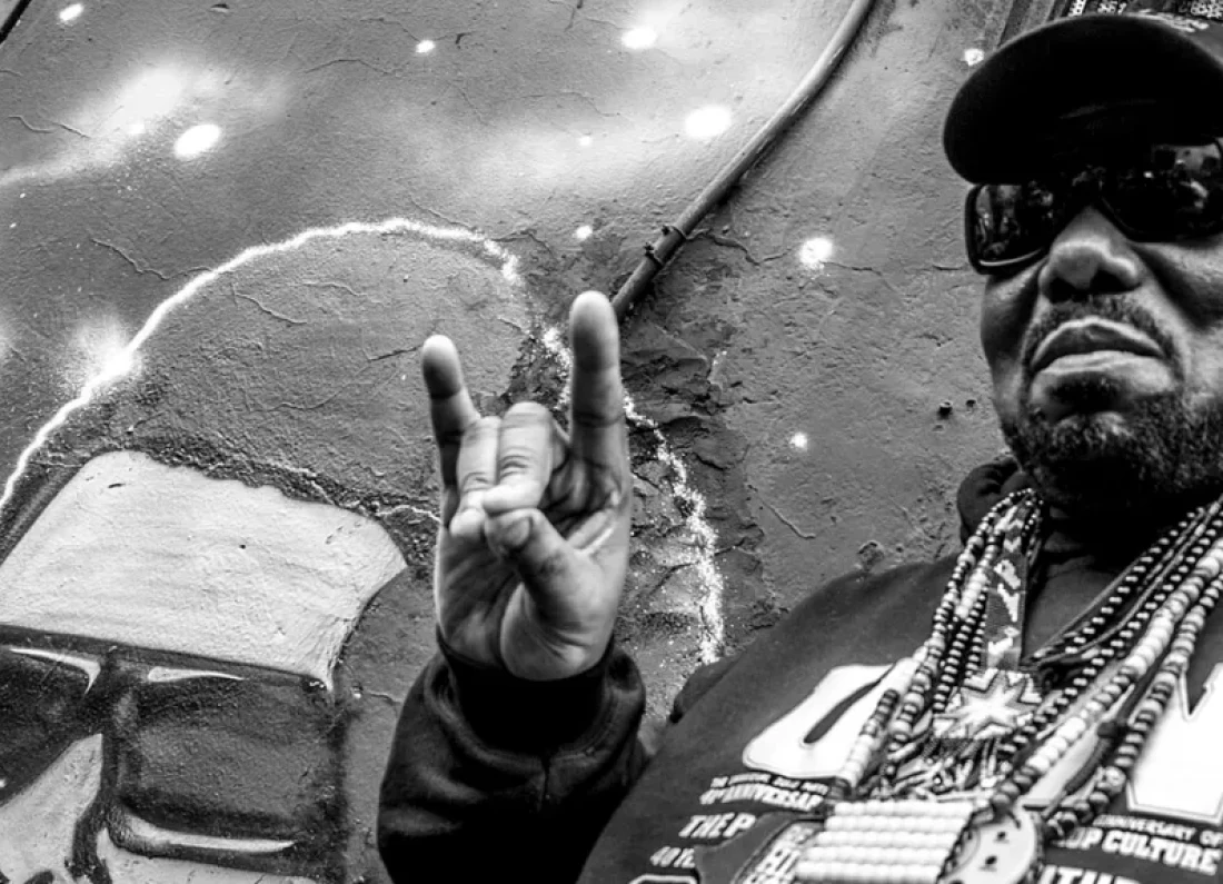 Afrika Bambaataa portrait