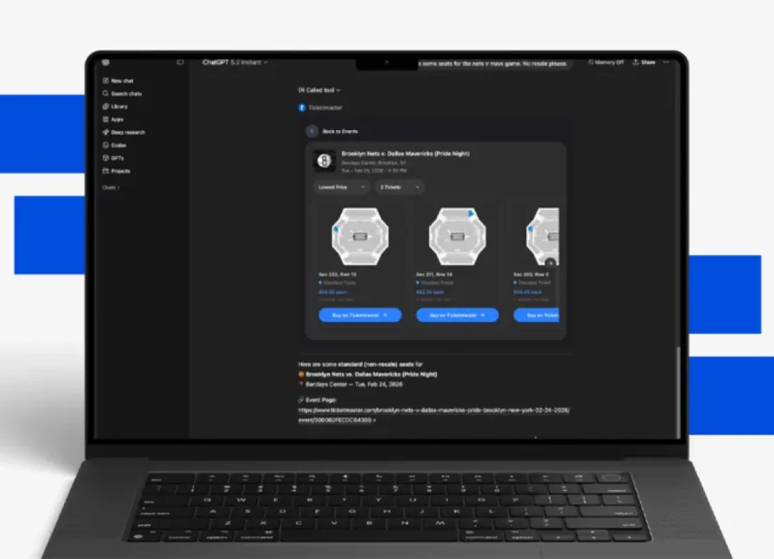 AI chatbot interface