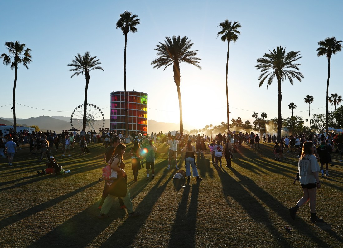 Coachella festival stage