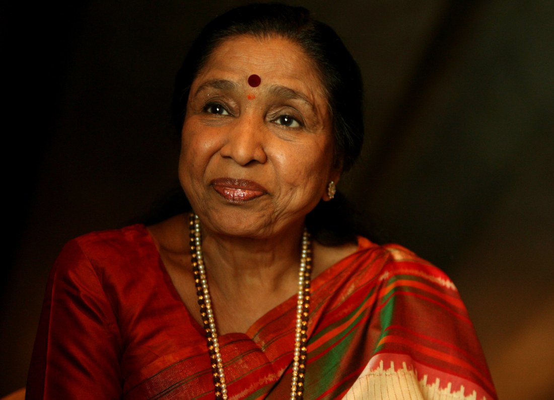 Asha Bhosle portrait