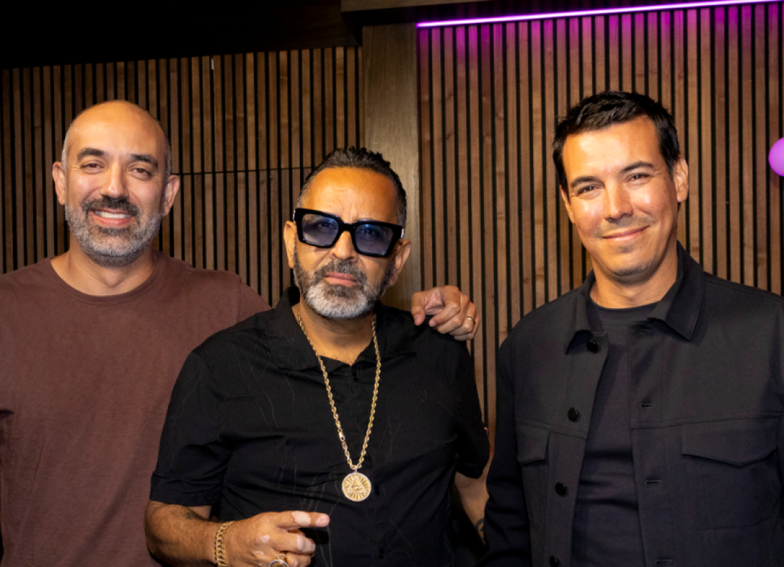 music executives handshake