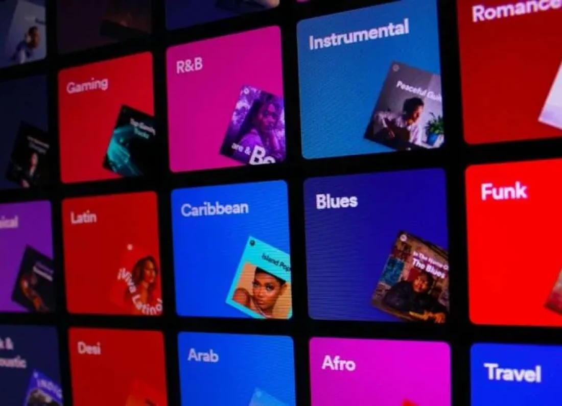 Spotify app interface