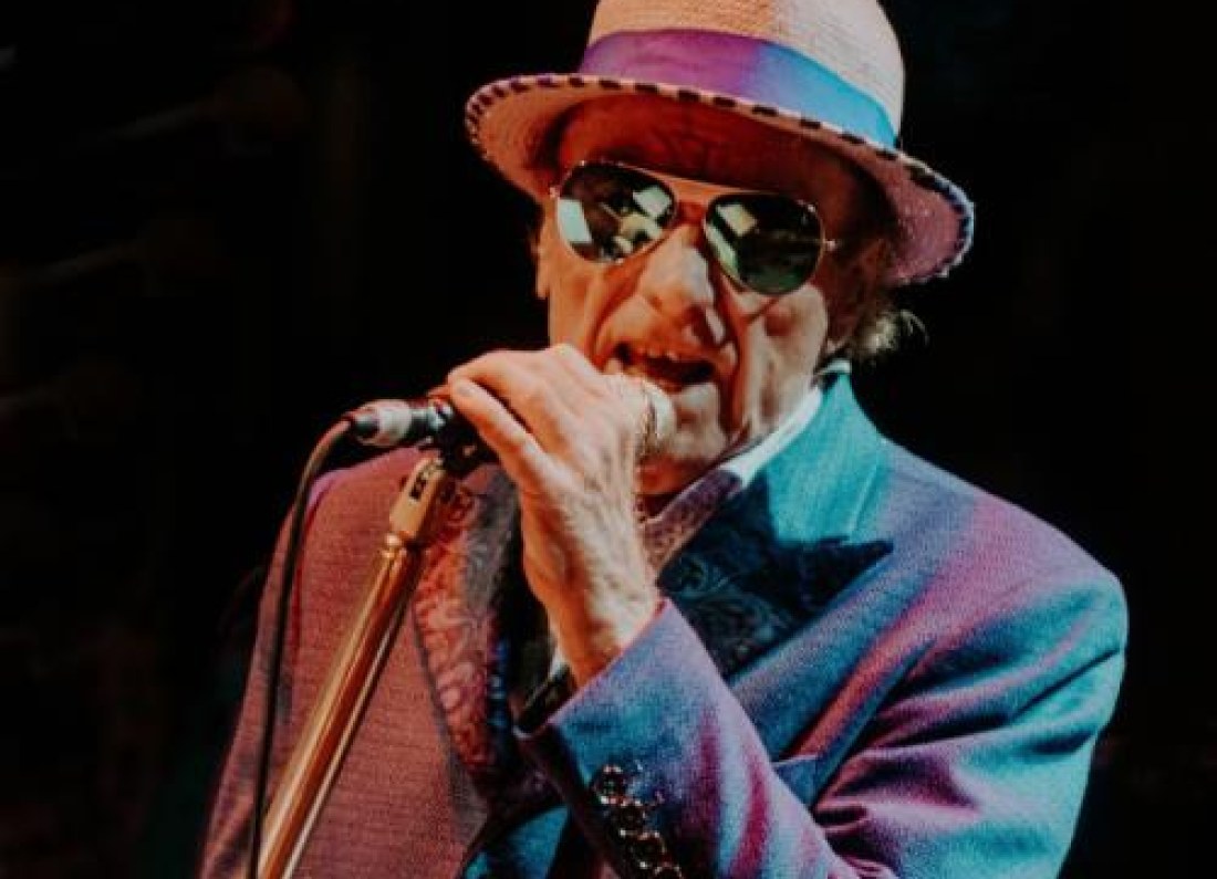 Van Morrison concert stage