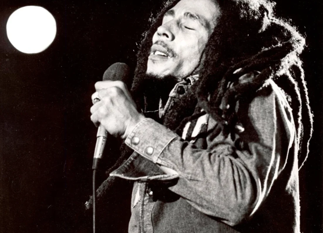 Bob Marley performing