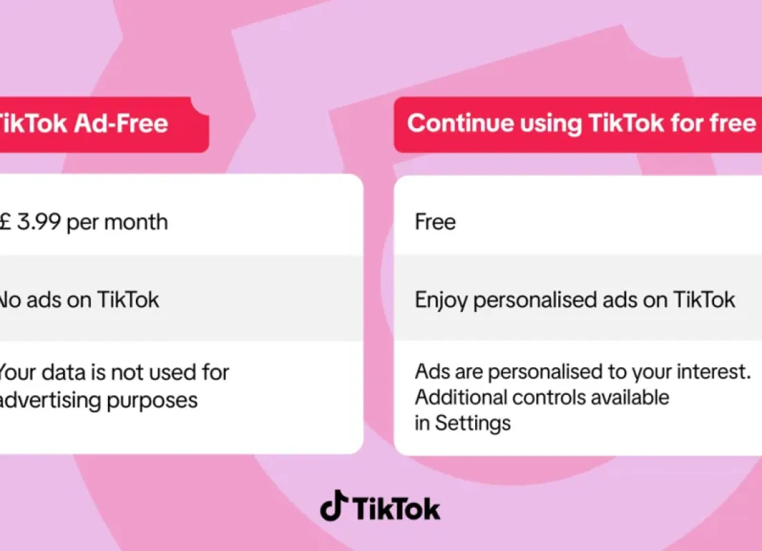 TikTok subscription ad-free