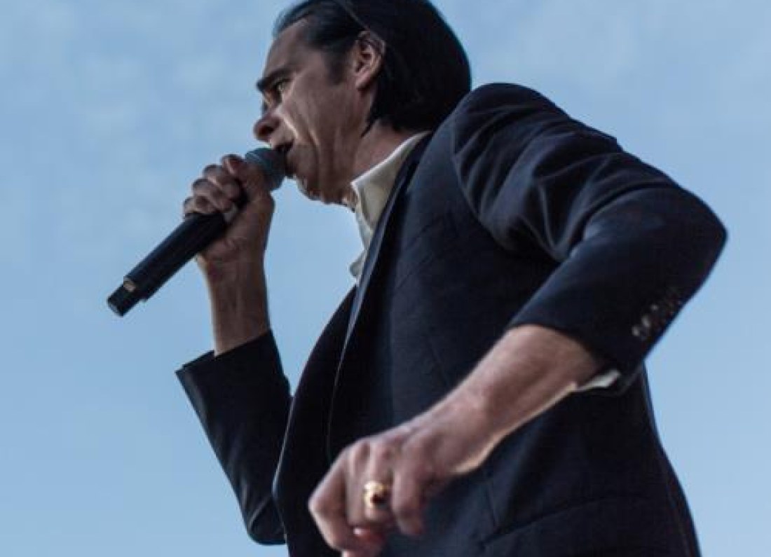Nick Cave studio session