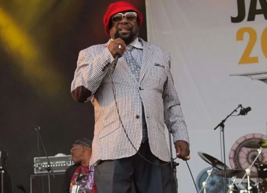George Clinton performing