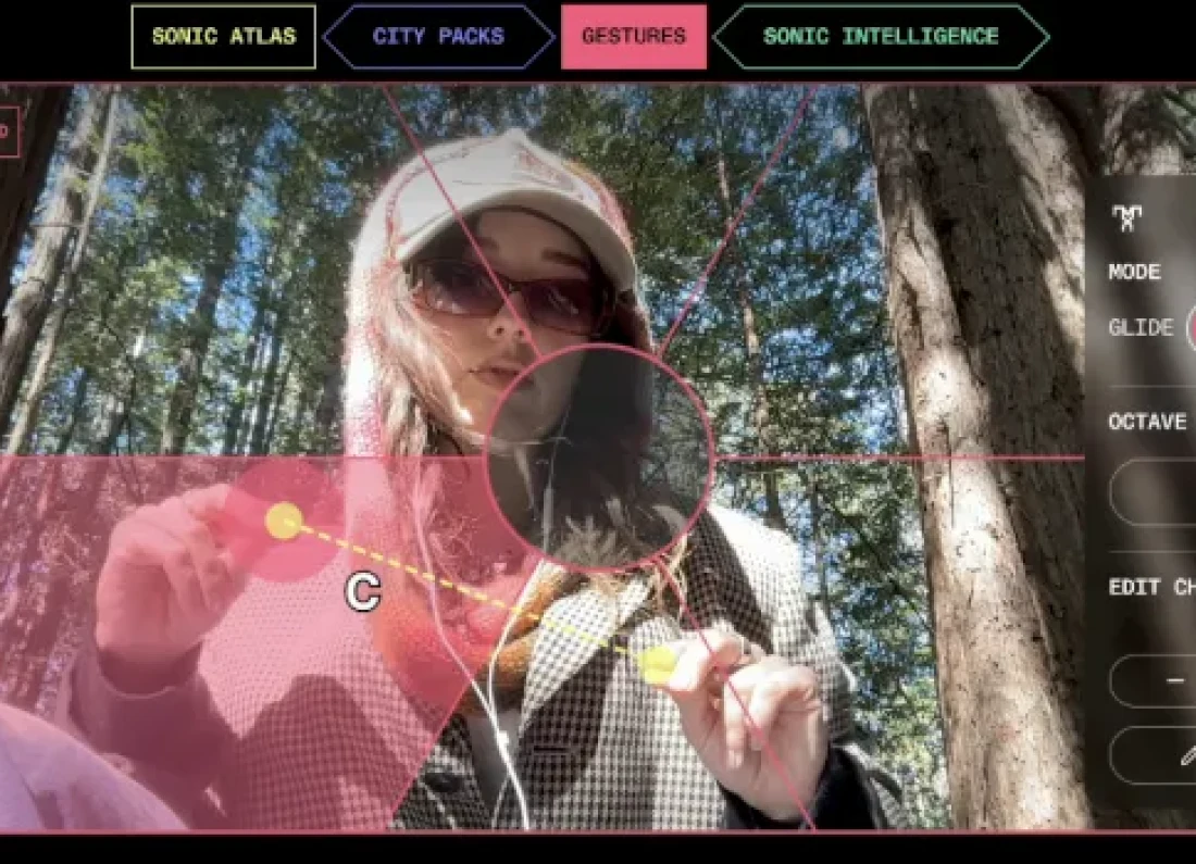 Tamber gesture interface