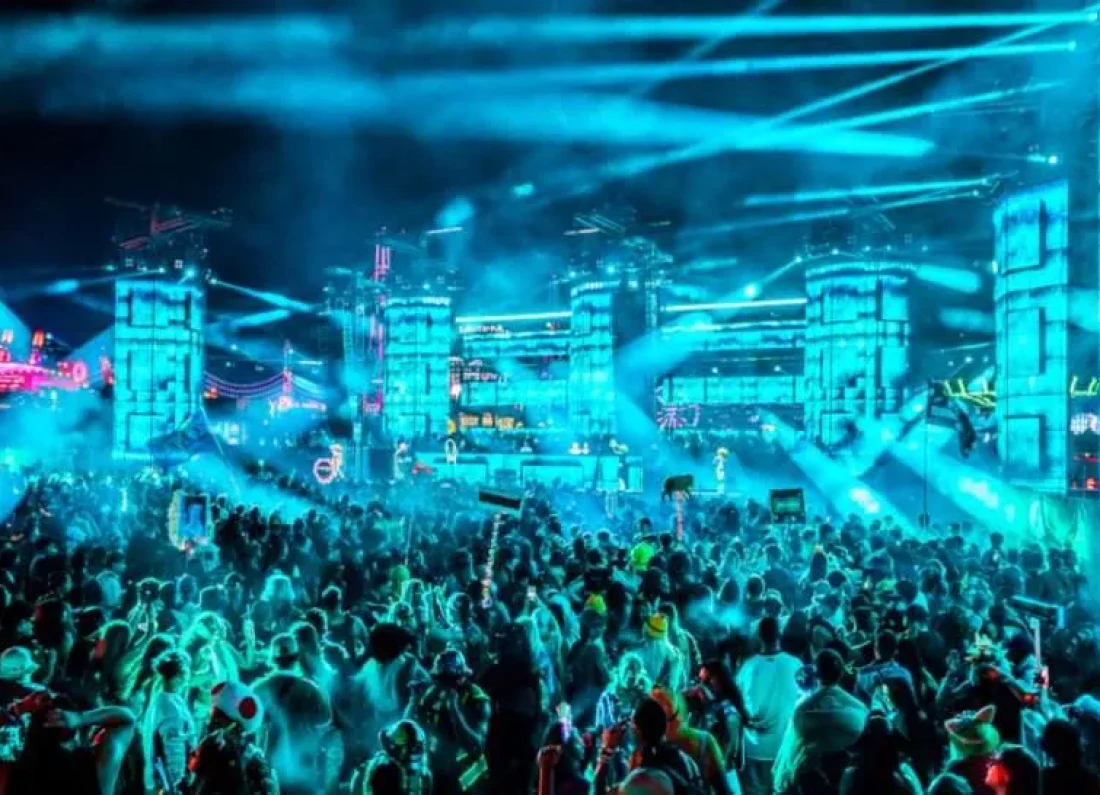 EDC Las Vegas festival crowd