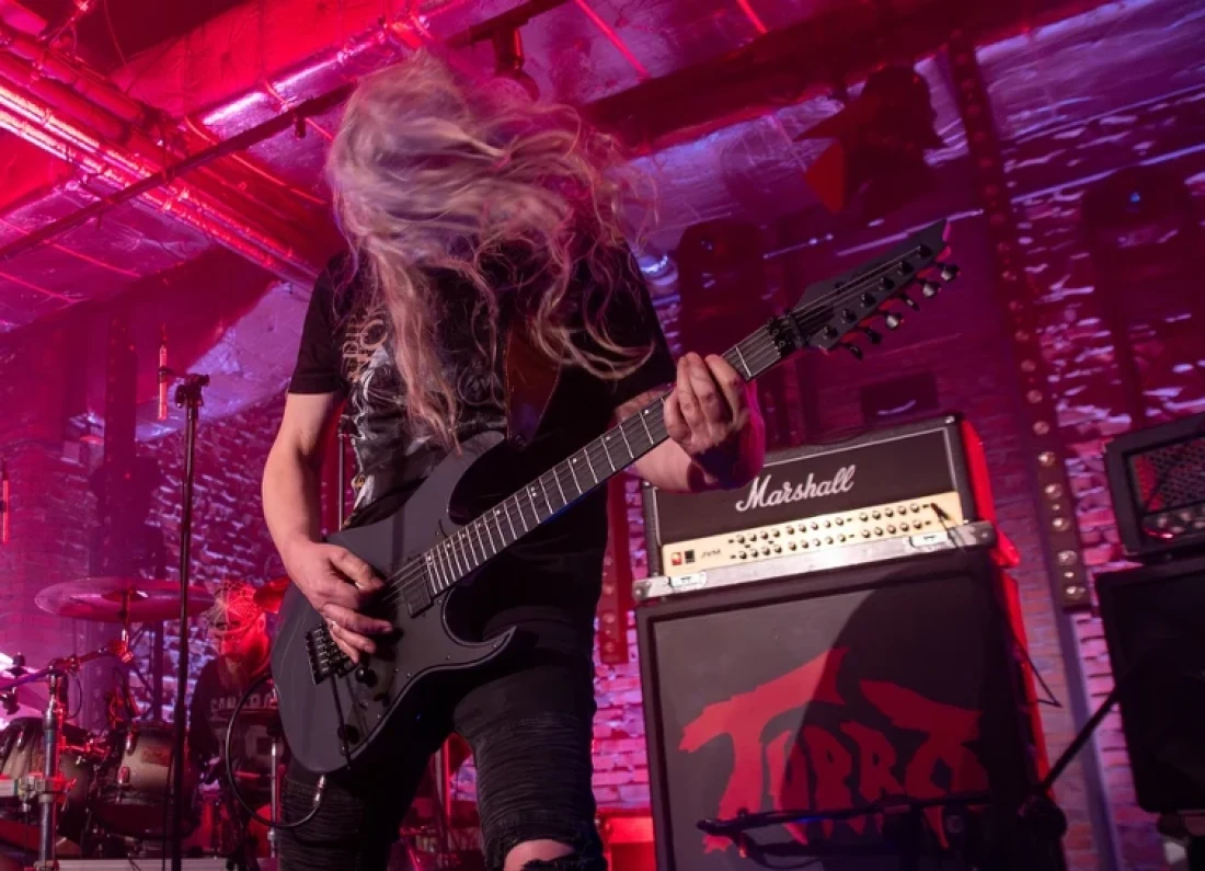 metal festival stage