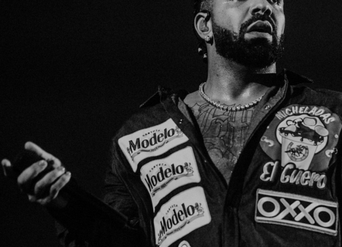 Drake performing on stage