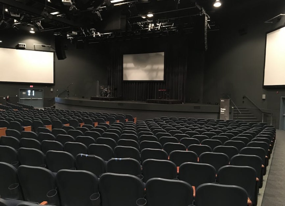music conference stage